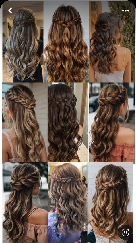 Formal Hairstyles For Long Hair, Cute Quick Hairstyles, Easy Hairstyles For Thick Hair, Hoco Hairstyles, Long Hair Wedding Styles, Hair Tutorials Easy, Hair Up Styles, Hairdo For Long Hair, Easy Hairstyles For Long Hair