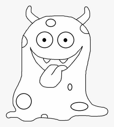 Monsters Coloring Pages, Monster Quilt, Black And White Png, Moldes Halloween, Doodle Monster, Monster Clipart, Monster Coloring Pages, Mouse Drawing, Monster Birthday Parties