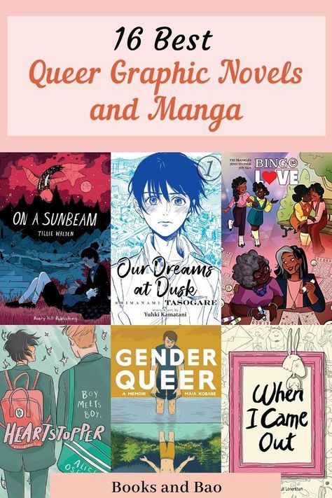 From queer memoirs to gay romances, action adventures, and queer protagonists, here are some of the best queer graphic novels and manga available now. Lgbt Book, Gay Romance Books, Queer Books, Alice Book, Song Suggestions, Gay Books, Recommended Books To Read, Gay Romance, Cool Books