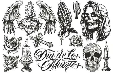 Halloween Tattoos Sleeve, Tattoo Sleeve Filler, 13 Tattoo, American Traditional Tattoo Ideas, Traditional Tattoo Ideas, Flash Sheets, Chicano Art Tattoos, Animal Drawings Sketches, Flash Tattoo Designs