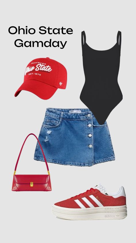 Ohio State Gamday! #ohiostate #football Game Day Fits, Day Fits, Gameday Outfit, Ohio State, College Outfits, Game Day, Ohio, Cute Outfits, Football