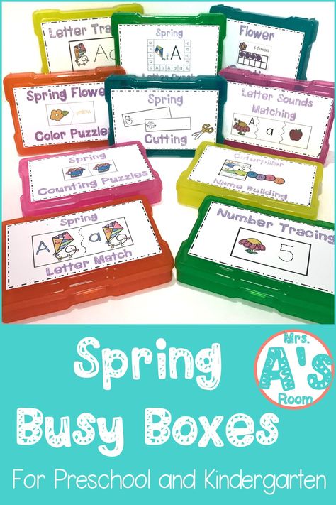 Preschool Task Boxes Free, Busy Boxes For Preschoolers, Tub Activities, Task Boxes Preschool, Fun Letters, Kindergarten Language Arts, Morning Activities, Busy Boxes, Task Boxes