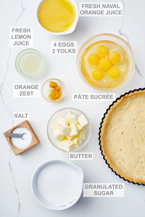 Orange Tart Recipe - Gemma’s Bigger Bolder Baking Orange Tart Recipe, Panna Cotta Tart, Orange Tart, Easy Tart Recipes, Stabilized Whipped Cream, Bigger Bolder Baking, Tart Filling, Tarts Crust, Sugared Cranberries