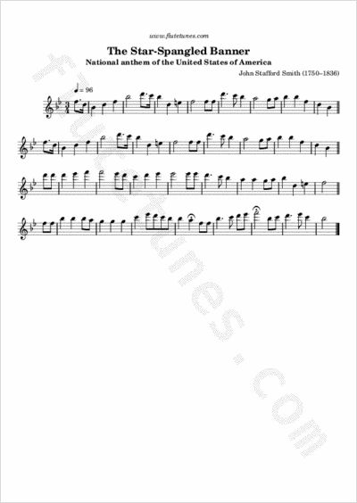 The Star Spangled Banner (in C) free sheet music for piano, voice or other instruments. Description from utorrentmm.weebly.com. I searched for this on bing.com/images Star Spangled Banner Flute Sheet Music, Flute Songs, Free Flute Sheet Music, Free Sheet Music For Piano, Free Violin Sheet Music, The Star Spangled Banner, Music Printables, Free Printable Sheet Music, Hymn Sheet Music