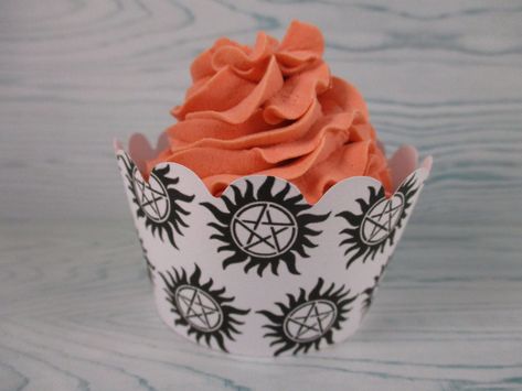 Supernatural Birthday, Supernatural Party, Supernatural Theme, Country Party, Spring Celebration, Birthday Cupcake, Party Favor Boxes, Themed Cupcakes, Cupcake Wrappers