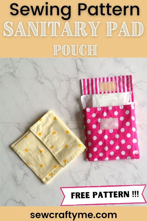 Sanitary Pad Purse, Pad Bag Pattern, Diy Sanitary Pads How To Make, Pad Holder Period, Ladies Pad And Tampon Holder Free Sewing Pattern, Sanitary Pad Pouch Diy Free Pattern, Sanitary Napkin Bag Pattern, Sanitary Pad Pouch Diy, Bags Ideas Design