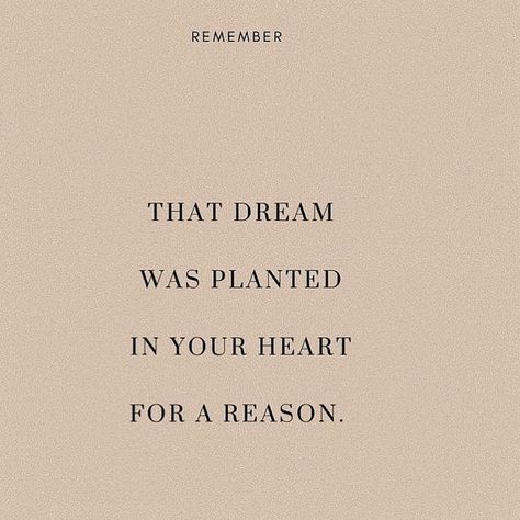 Wonder Seeker on Instagram: “That dream was planted in your heart for a reason  @thehappyquoters” Seeker Quotes, Hope Life, Unspoken Words, Words Of Hope, Healing Words, Realest Quotes, Confidence Quotes, Motivational Messages, God Loves Me