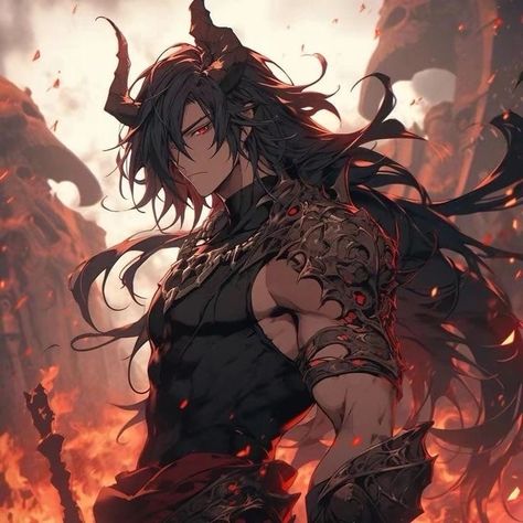 Demon King Oc Male, Dragon King Fantasy Art, Demon Guy Art, Demon Oc Art Male, Anime Monster Boy, Dragon King Art, Half Dragon Half Human Male, Dragon Boy Art, Demon Male Character Design