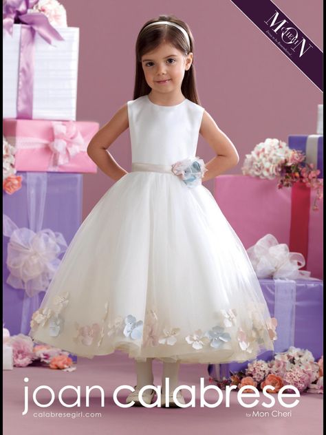 Bridal Girl Dress Designer First Communion Dresses, Circular Skirt, Girls Designer Dresses, Ivory Flower Girl, Girls Dresses Online, Ivory Flower Girl Dresses, Satin Set, First Communion Dresses, 2015 Wedding Dresses