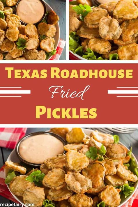 Texas Roadhouse Fried Pickles Recipe » Recipefairy.com Fried Pickles Recipe Air Fryer, Texas Roadhouse Fried Pickles, Fried Pickle Recipe, Kfc Coleslaw Recipe, Fried Pickles Recipe, Recipe Air Fryer, Pickles Recipe, Pickle Recipe, Fried Pickles