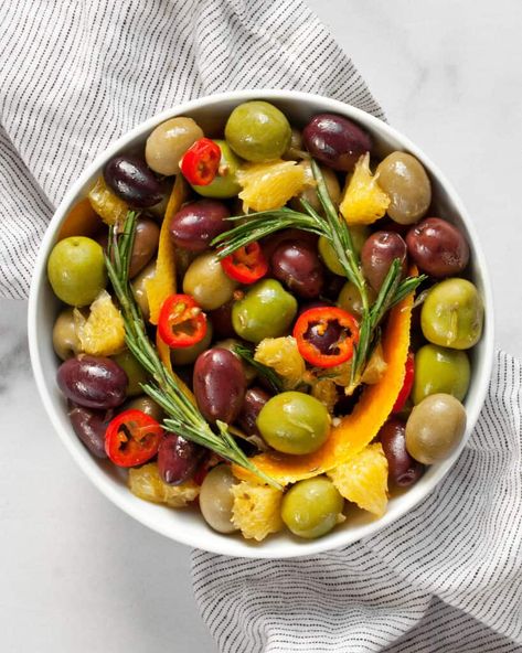 Garlic French Fries, Marinated Olives, Baked Garlic, Vegetarian Appetizers, Serious Eats, Vegetarian Recipes Easy, Feeding A Crowd, Seasonal Recipes, Sheet Pan Recipes