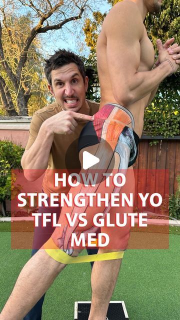 MoveU on Instagram: "Do you struggle with strengthening certain muscles over others? 🙃 The TFL can be a tricky one. To strengthen it, you need to take the leg out to the side and forward, targeting that orange TFL. The Gluteus Medius (shown in red) works in conjunction with the glutes, but to work it, you’ll want to take the leg out to the side and back! 🔥  The TFL and Glute Medius muscles merge in to the IT Band. 💥  They are both abductors of the hip. Now you know where they are, how to target them, and a bit about what they do.👇  Do you want that pain-free, strong glute life? Our comprehensive programs include fun and short anatomy lessons with body paint so you can see the areas we are educating you on. Programs also give you simple information and exercises to help align all areas Glute Activation Exercises Gym, Glute Muscles Anatomy Exercise, Glute Medius Exercises, Gluteus Medius Workout, Glutes Medius, Medius Workout, Gluteus Medius Exercises, Glute Medius, Muscle Stretches