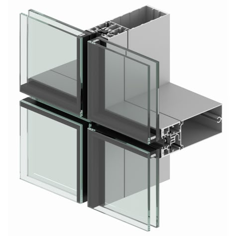 Sistema R70ST de muro cortina Riventi. Silicona estructural y apto para la configuración de fachadas con dobles pieles Curtain Wall Detail, Resto Bar, Archi Design, Curtain Wall, Wall Systems, Wood Bridge, Facade House, Door Curtains, Facades