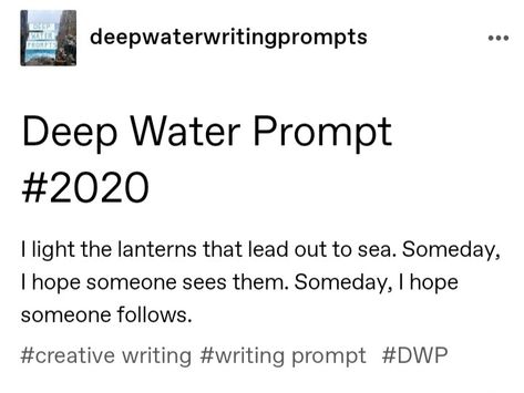 Deep Water Prompts, Essay Tips, Cool Illusions, Dialogue Prompts, Writing Dialogue Prompts, Writing Notebook, Story Prompts, Writing Challenge, Writing Dialogue