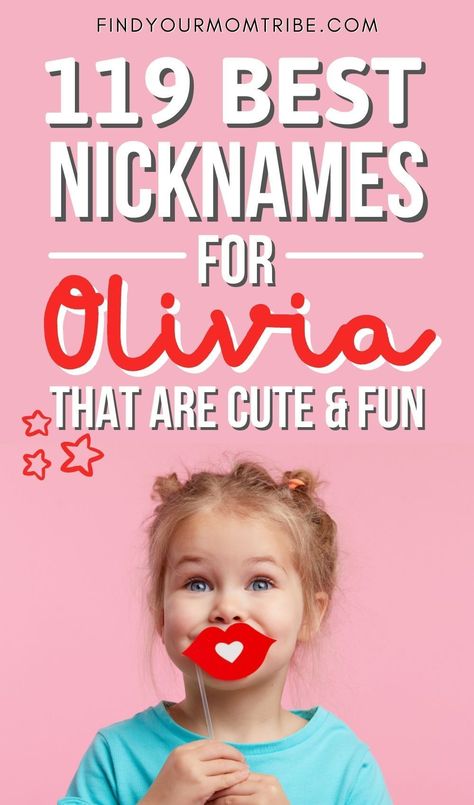 There are a great number of nicknames for Olivia for you to be inspired by. See here what some of the best ones are for your princess. Nicknames For Olivia, Olivia Name, Nicknames For Girls, Good Nicknames, Find Name, Names Cute, Cute Nicknames, Cool Baby Names, Baby Name List