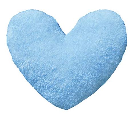 click2style New In Cuddly 30cm Teddy Fleece Heart Shape Fluffy Filled Cushions Home Decor (Blue) click2style Mastectomy Pillow, Party Wear Casual, Bed Accessories, Teddy Fleece, Heart Pillow, Backrest Pillow, Blue Pillows, Party Accessories, Heart Shape