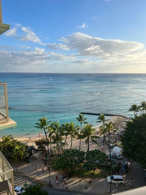 #waterfront #hawaii #beach #summer Waikiki Hawaii Aesthetic, Hawaii Aesthetic Honolulu, Hawaii Houses, Hawaii Lanai, Hawaii City Aesthetic, Hawaii Aesthetic Oahu, House In Hawaii Ocean Views, Hawaii Lanikai Beach, Hawaii Aesthetic