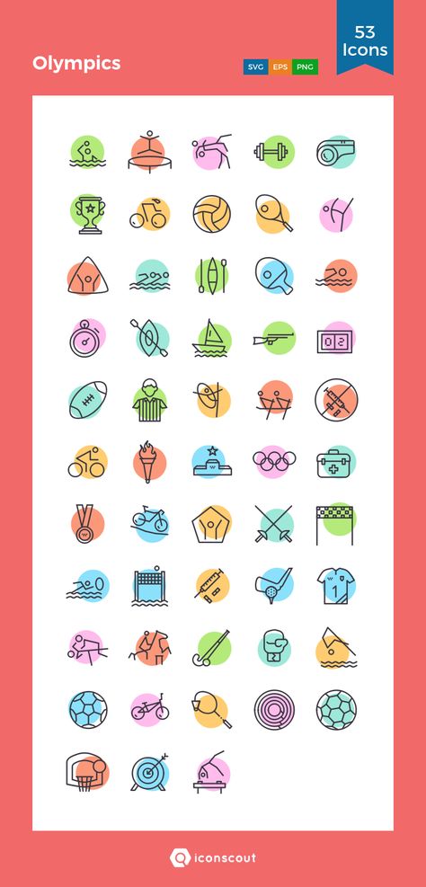 Olympics  Icon Pack - 53 Line Icons Olympic Icons, Bujo Themes, Journal 2024, Sport Games, Weather Icons, Summer Icon, Game Themes, Junior Year, Game Icon