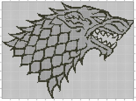 gotstarkchart.gif (1394×1040) Game Of Thrones Knitting Patterns, Game Of Thrones Alpha Pattern, Game Of Thrones Pixel Art, Game Of Thrones Cross Stitch, Game Of Thrones Blanket, Stitch Games, Pattern Game, Celtic Cross Stitch, Colorwork Chart