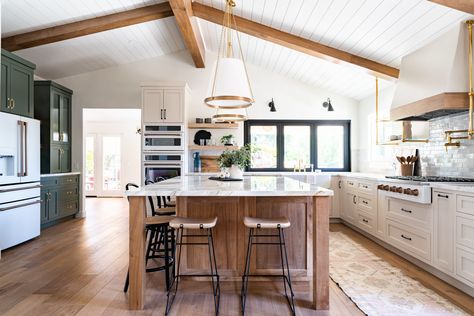 Soapstone Kitchen, Vaulted Ceiling Kitchen, Light Wood Kitchens, Light Wood Cabinets, Island Countertops, Transitional Kitchen, Kitchen Cabinetry, Kitchen Projects, Vaulted Ceiling