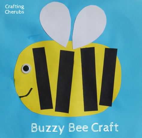 Bumble Bee Craft, Bee Craft, Bugs Preschool, Bee Activities, Weather Crafts, Toddler Craft, Insect Crafts, Buzzy Bee, Insects Theme