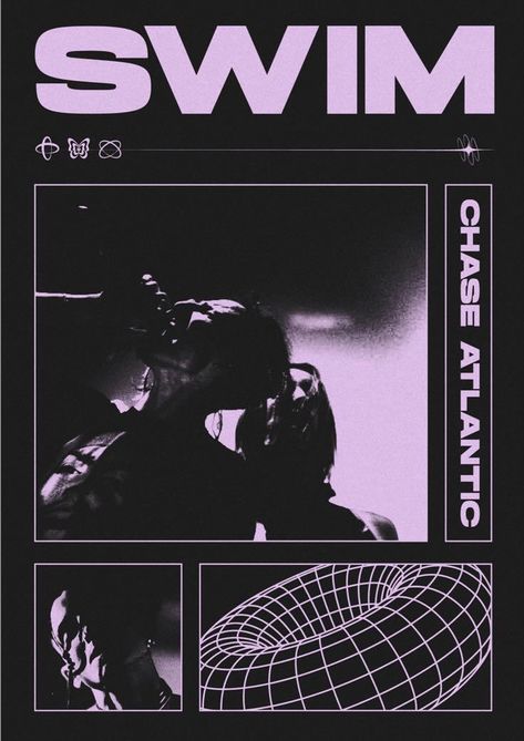 Chase Atlantic Poster, Grunge Posters, Y2k Posters, Chase Atlantic, Music Poster Design, Poster Room, Photo Wall Collage, Vintage Poster Art, Album Design