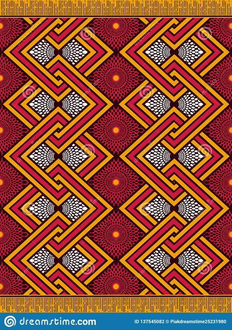 Textile Fashion African Ankara Print Stock Vector - Illustration of background, embroidery: 137545082 Patterns Fashion Design, Print Fabric Design, Background Embroidery, African Textiles Patterns, File Illustration, Textile Fashion, African Pattern Design, African Colors, Ankara Print