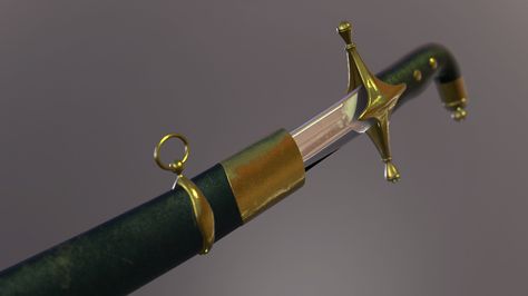 Cossack Saber, Substance Painter, 3ds Max, Painter