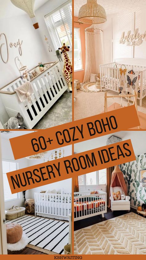 Craft a Boho-inspired nursery with 51 adorable and chic decor ideas! Embrace natural textures, earthy tones, and whimsical touches to create a cozy and stylish space for your little one. #BohoNursery #BabyRoomDecor #ChicBabySpaces #BohemianStyle Boho Nursery Room Inspiration, Boho Baby Boy Nursery, Boho Nursery Boy, Baby Bedroom Ideas, Boho Neutral Nursery, Boho Nursery Neutral, Hippie Nursery, Boho Girl Nursery, Bohemian Nursery Decor