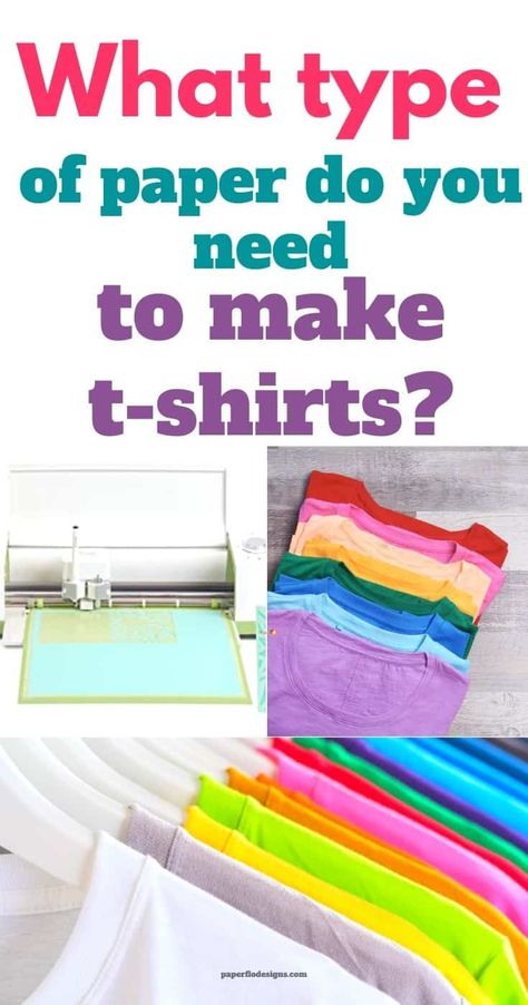 What Type of Paper Do You Need to Make Shirts? - Diy T Shirt Printing, Starting A Clothing Business, Designed Paper, Cricut Supplies, Shelf Paper, Heat Transfer Paper, Shirt Printing, Making Shirts, Unique Image