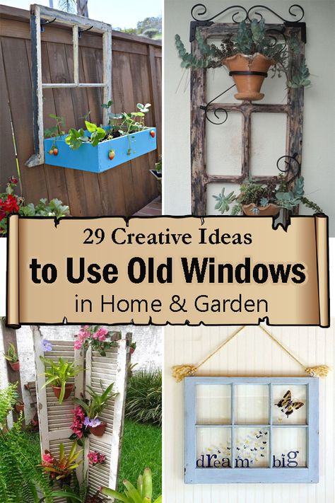 Recycled Old Windows Ideas, Outside Window Frame Ideas, Old Windows Garden Ideas, Windows In Gardens Repurposed, What To Make Out Of Old Windows, Outdoor Window Frame Ideas, Old Windows In Garden Ideas, Using Old Windows To Decorate Outside, Recycled Windows Ideas