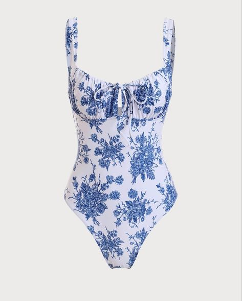 #onepiece #swimsuit #bikini #aesthetic #summeroutfit #summervibes #beach #beachday #beachlover #lightblueaesthetic #floral #summervacation Light Blue Swimsuit, Swimsuit Aesthetic, Club Skirts, Cute One Piece, Light Blue Aesthetic, Flattering Swimsuits, Floral One Piece, Floral One Piece Swimsuit, 1 Piece Swimsuit