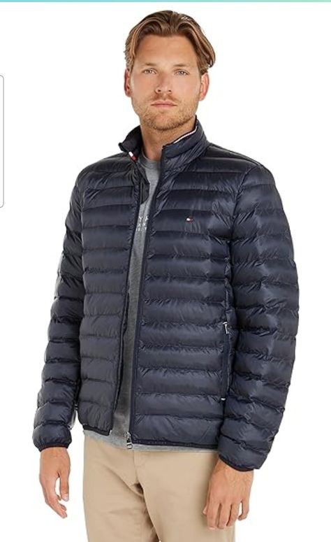 Tommy Hilfiger Men's Packable Circular Jacket Transitional Jacket, Tommy Hilfiger Store, Kids Sportswear, Tommy Hilfiger Logo, Tommy Hilfiger Jackets, Cool Jackets, Casual Trousers, Tommy Hilfiger Man, Padded Jacket