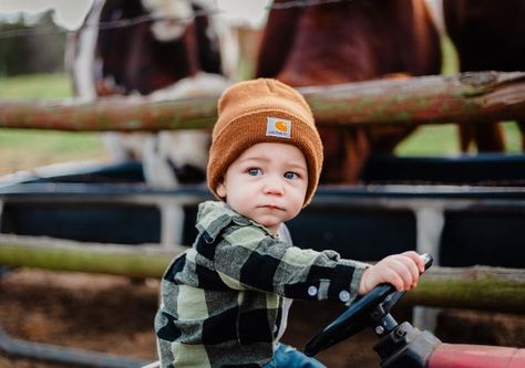 One Year Pictures, First Birthday Photography, 1st Birthday Photoshoot, First Birthday Pictures, Farm Lifestyle, Farm Boys, Tractor Birthday, Farm Baby, First Birthday Photos