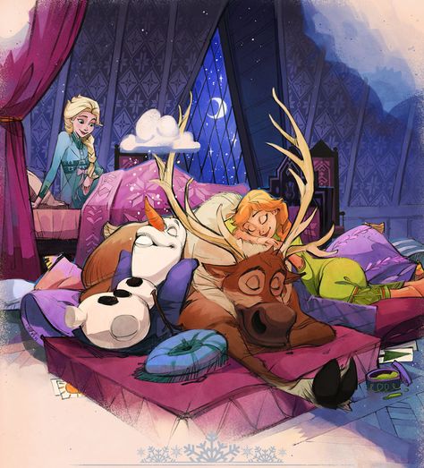 Olaf Fanart, Ivan Shavrin, Disney Mignon, Princesas Disney Anime, Frozen Fan Art, Animation Disney, Frozen Frozen, Frozen Disney Movie, Disney Fanart