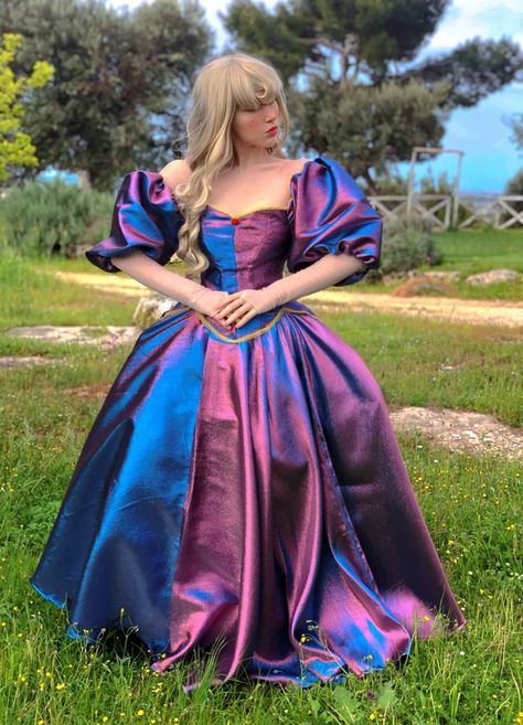 Sleeping Beauty Make It PINK Make It BLUE Changing Color Dress - Etsy Sleeping Beauty Pink And Blue Dress, Make It Pink Make It Blue Sleeping Beauty, Sleeping Beauty Blue Dress, Color Changing Dress, 80 Prom, Pink Fairy Dress, Sleeping Beauty Dress, Poofy Dress, Disney Parade