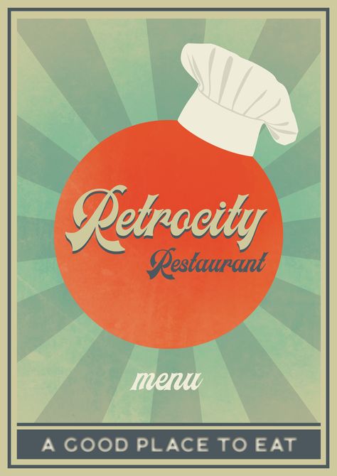 Retro menu cover design. Retro Menu Design, Menu Design Layout, Menu Cover Design, Menu Cover, Menu Board, Room Posters, Menu Design, Cover Pages, Retro Poster