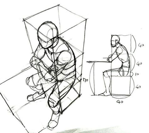 Poses Perspective, Perspective Sketch, Perspective Drawing Lessons, Perspective Art, 캐릭터 드로잉, Perspective Drawing, Figure Drawing Reference, Anatomy Art, Drawing Lessons