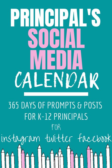 Social Media Ideas For Schools, Social Media Calendar For School, Principal Office Must Haves, Social Media For Schools, First Year Principal Ideas, Preschool Director Organization, High School Themes For The Year, Principal Ideas Elementary, New Principal Ideas