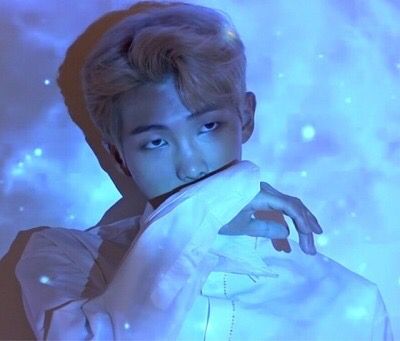 Rapmon rapmonster RM Kim namjoon edit bts bangtan suga v jhope jimin jin jungkook galaxy aesthetic Blue Aesthetic Dark, Light Blue Aesthetic, Blue Aesthetic Pastel, Love Blue, Neon Blue, Rap Monster, Pastel Aesthetic, Blue Wallpapers, Blue Aesthetic