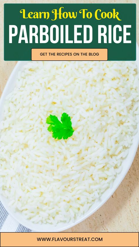 how to cook parboiled rice How To Cook Parboiled Rice, Quick Rice Dinner, One Pot Rice Meals, Rice Dishes Easy, Recipe To Cook, Quick Rice, Parboiled Rice, Mexican Rice Recipes, Indian Rice Recipes