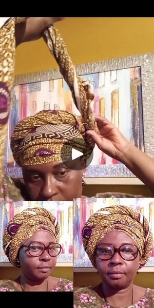 Ankara Scarf, African Hair Wrap, Head Tie, Head Scarf Styles, African Hair, Head Ties, Hair Wraps, African Hairstyles, Head Scarf