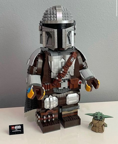 Mandalorian Cute, Lego Mandalorian, Starwars Mandalorian, Best Lego Sets, Model Diorama, Lego Starwars, Lego Custom Minifigures, Lego People, Cool Minecraft Creations