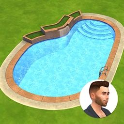 Cool Pools CC Set V1.1 - Round & Custom Designed Pools Sims4 Pool Cc, Sims 4 Cc Swimming Pool, Sims 4 Cc Pool Stuff, Pool Sims 4, Sims 4 Pool Cc, Sim4 Cc, Maine Decor, Circular Stairs, Kerbal Space Program