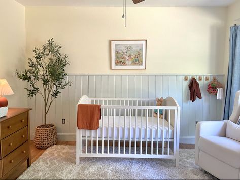 Classic Nursery Ideas Neutral, Neutral Peter Rabbit Nursery, Bunny Themed Nursery Gender Neutral, Nursery Ideas Peter Rabbit, Peter Rabbit Inspired Nursery, Peter Rabbit Baby Nursery, Peter Rabbit Nursery Decor, Peter The Rabbit Nursery, Peter Cottontail Nursery