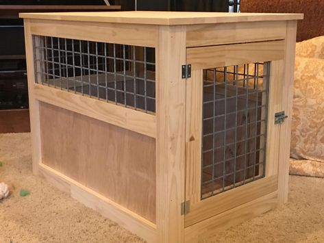 dog house kennel ideas #doghousekennelideas Cheap Dog Houses, Dog Kennel End Table, Large Dog Kennel, Building A Dog Kennel, Cheap Dog Kennels, Dog Kennel Designs, Build A Dog House, Diy Dog Crate, Dogs Diy Projects