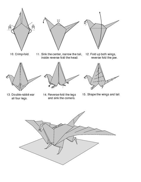 How to make Origami Dragon – How To Make Origami Dragon Easy Origami Dragon, Dragon Origami, Origami Horse, Vika Papper, Bahasa Jepun, Origami Diagrams, Origami Ball, Origami For Beginners, Origami Fashion