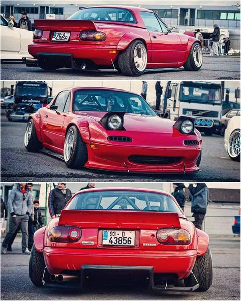 “@rickscarcarelusk's #RocketBunny #TopMiata #autoheroes #Ireland / Via… Miata Rocket Bunny, Mazda X5, Mk1 Miata, Monster Miata, Miata Build, Mx5 Mk1, Mx5 Na, Mazda Roadster, Mazda Miata Mx5