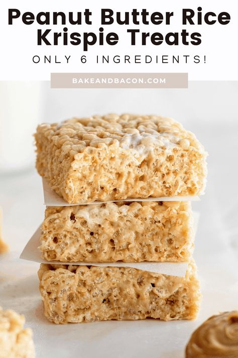 Brown Butter Rice, Ultimate Cookie Recipe, Rice Crispy Bars, Peanut Butter Rice Krispie Treats, Rice Crispy Treats Recipe, Krispie Treats Recipe, Krispy Treats, Baked Bacon, Rice Krispy