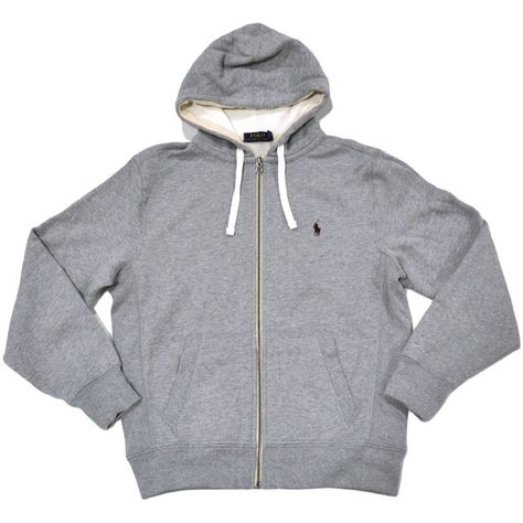 Polo Ralph Lauren Classic Full-Zip Fleece Hooded Sweatshirt ($74) ❤ liked on Polyvore featuring tops, hoodies, jackets, full zipper hoodies and full zip hoodies Polo Sweater Zip Up, Gray Hoodies, Polo Jacket, Zipper Hoodies, Ralph Lauren Hoodie, Ralph Lauren Sweatshirt, Zip Hoodies, Stylish Sweaters, Zipper Hoodie